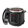 Panela De Pressão Elétrica 5 Litros Aço Inox Preto Multifuncional Kian Ppe 101 - 1