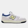 Tênis New Balance 480 Low Cinza e Azul Masculino - 1