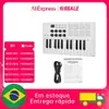 Controlador MIDI 25 teclas c/ pads RGB USB portátil - 1