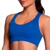 Top Canelado Sem Costura Azul P Regular - 1