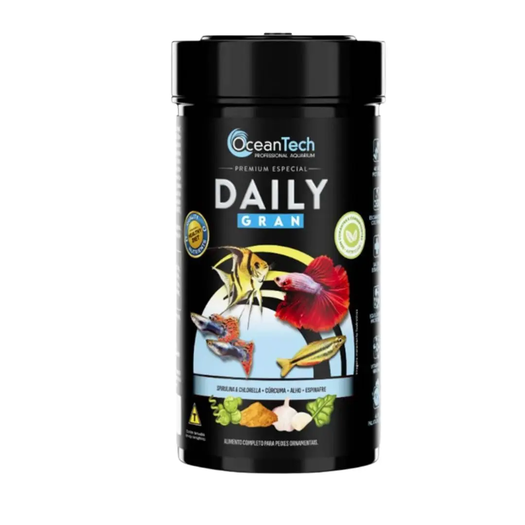 Ração para Peixes Ocean Tech Daily Gran, 125g - 1