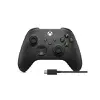 [Com Cashback R$ 324] Controle Sem Fio Xbox, Cabo USB-C Para Xbox E PC, Preto - 1v8-00013 - 1