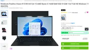 Notebook Vision R15 Ryzen 5 16GB 512GB 15,6" FHD Win 11 - 1