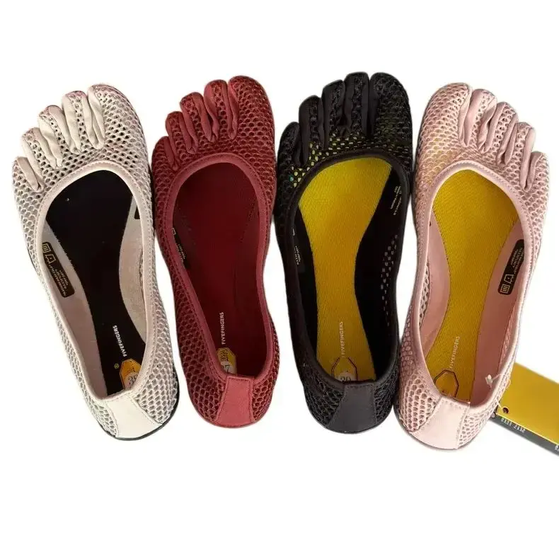 Sapatos de Cinco Dedos para Mulheres, Calçados de Yoga e Pilates para Treinamento Completo, Antiderrapantes, Envio Rápido
