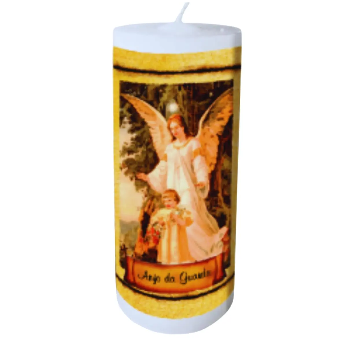 Vela Para Anjo da Guarda de 7 dias | 278 g 16 cm | Votiva Velas Estrela