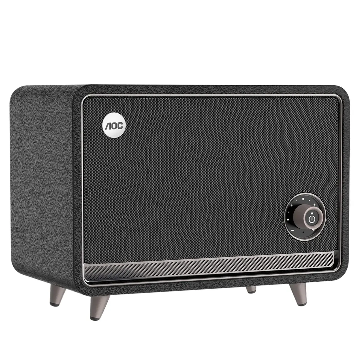 AOC ACS5321 Caixa de Som Bluetooth Portátil, 80W, TWS | Bluetooth 5.3 , Bateria de ate 13h, Suporta Bluetooth/AUX/TF para Interiores, Festas, Exteriores (preto)