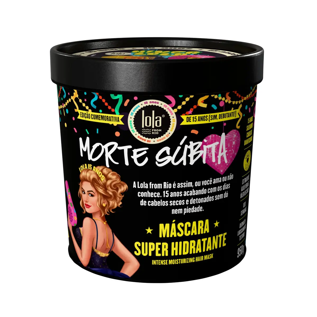 Máscara Capilar Morte Súbita 15 Anos 950g - Lola from Rio - 1