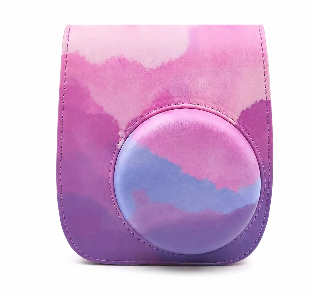 Estojo Protetor Para Câmera Phetium Instant Mini 12 Compatível com Instax Mini 12 11, Bolsa de Couro PU com Bolso e Alça de Ombro Ajustável (Colorido)