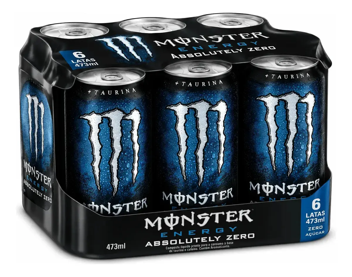 Kit 06 Monster Energy Absolutely Zero Açúcar 473ml thumbnail 3