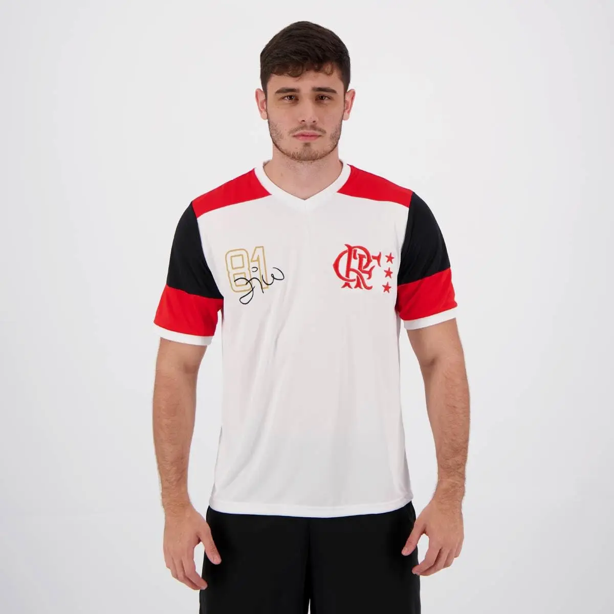 Camisa Flamengo Zico Retrô nº10 Masculina - 1