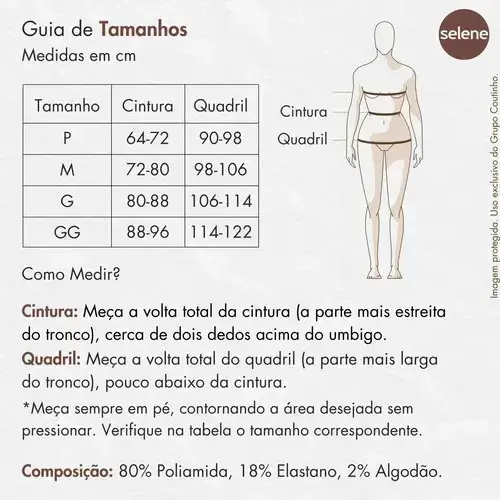 Short Alto Redutor Sem Costura Com Silicone No Cós Selene 20110 Cor Chocolate Tamanho G thumbnail 5