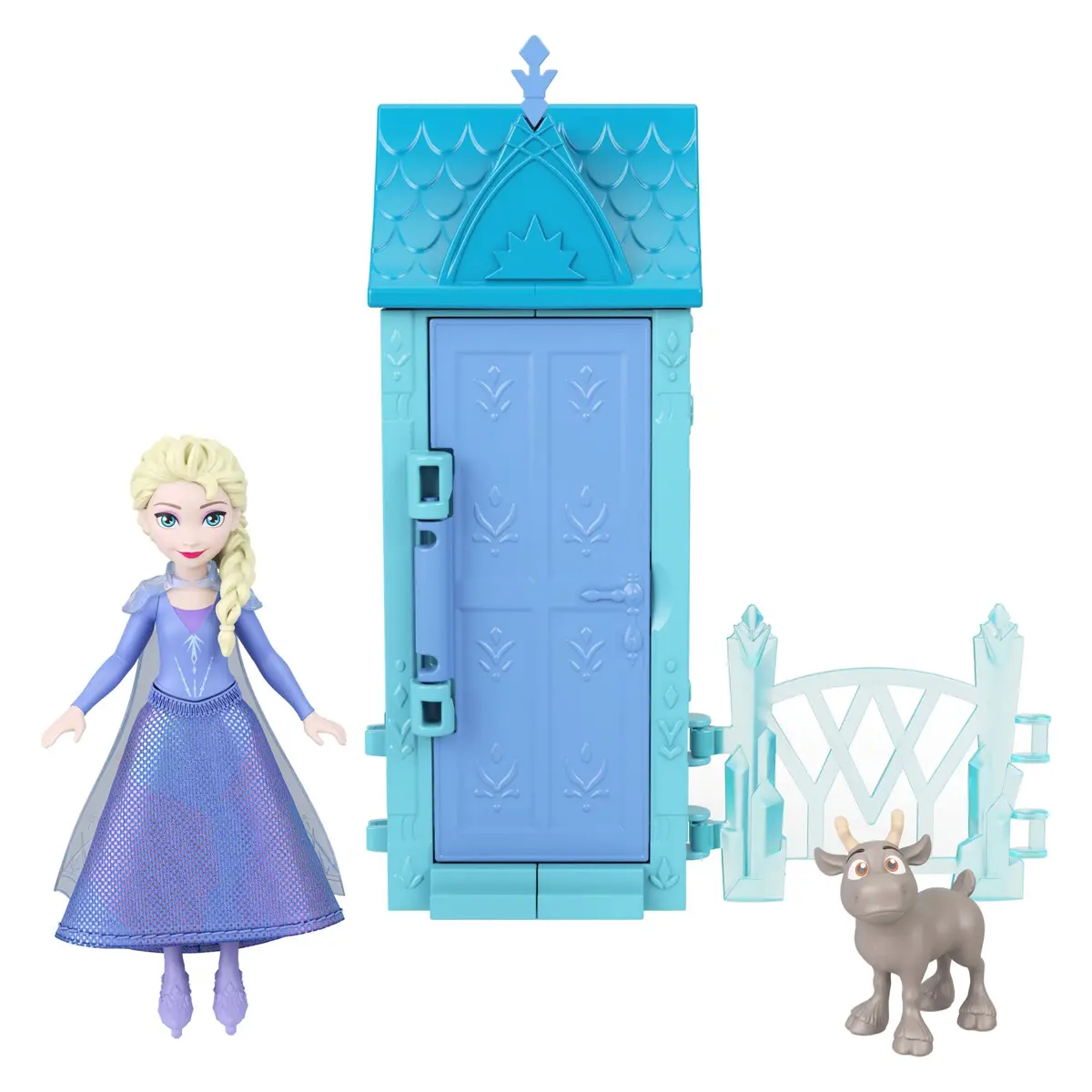 Disney Frozen Villa Arendelle Empilhável, Mini Boneca Anna Ou Elsa Com Acessórios, Kit Storytime Stackers Para Brincadeiras Criativas