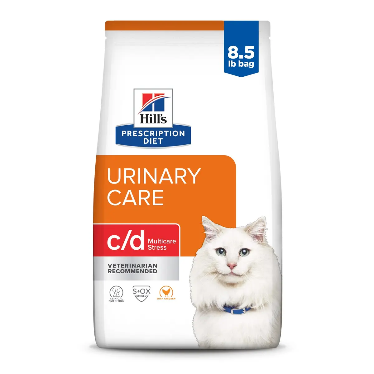 Hill's Prescription Diet c/d Multicare Stress Cuidado Urinário Coadjuvante Ração Seca Gatos Todos os Portes Adultos 3,85kg