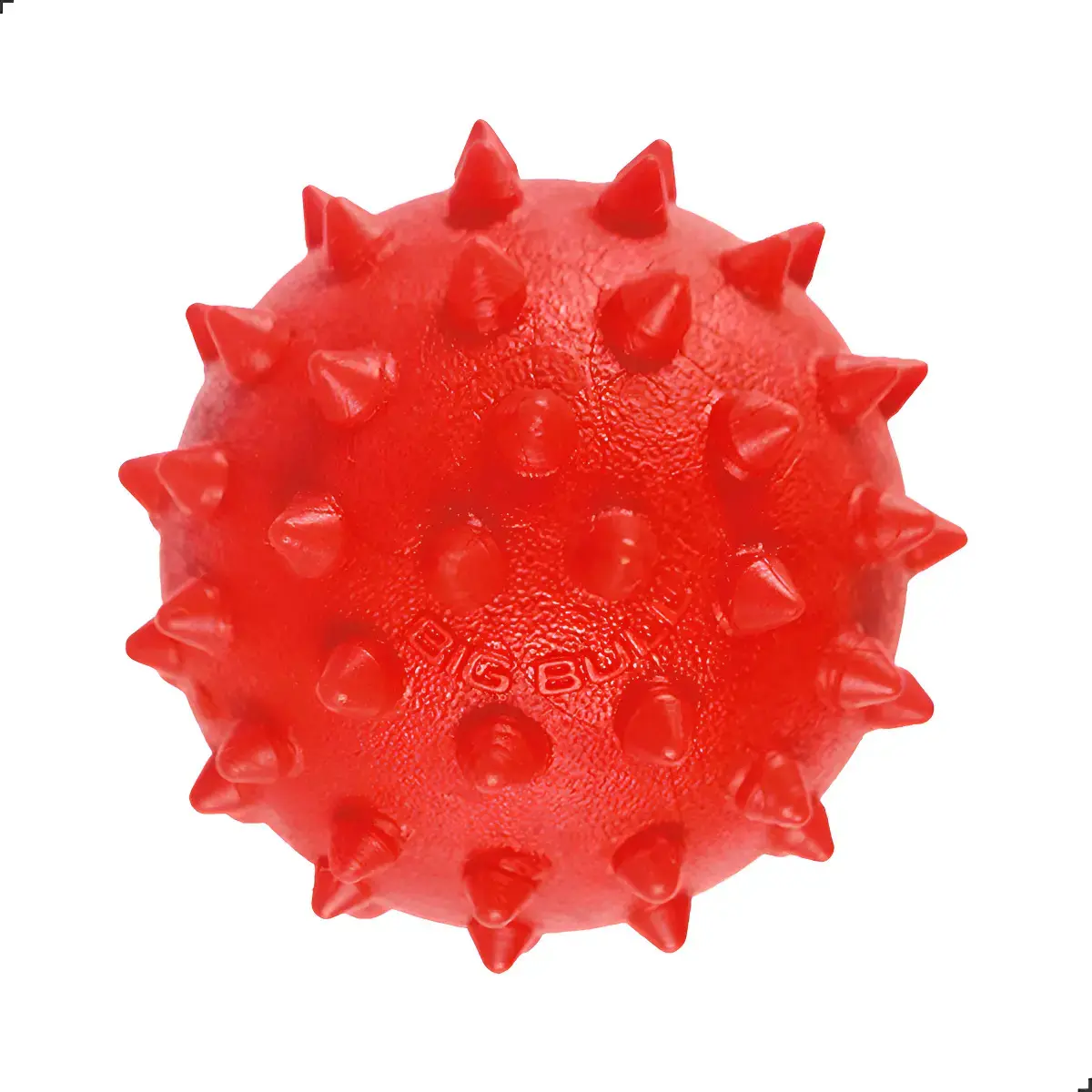 Bolinha Maciça Big Bull Pet Cravo 75mm Vermelho para Cachorro - 1