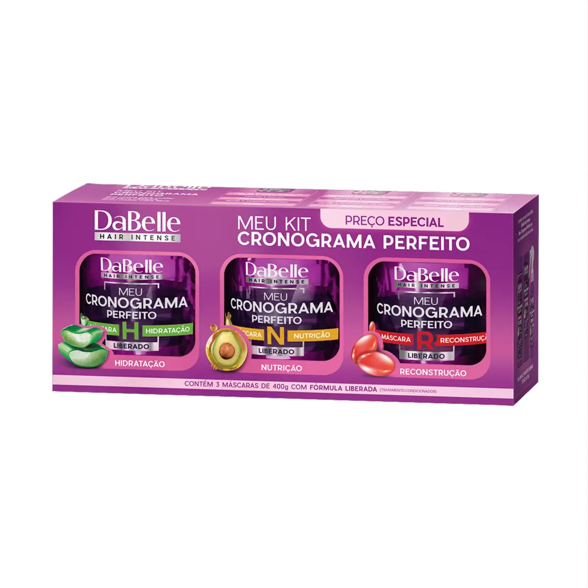 Duty - Masc Dabelle 400Gr Meu Cronograma Perfeito C/3 - 1