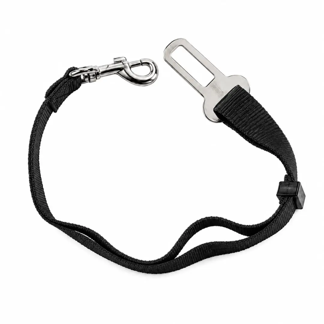Adaptador de Cinto de Segurança para Pet em Nylon com Mosquetão Metálico Cor Sortida - 1