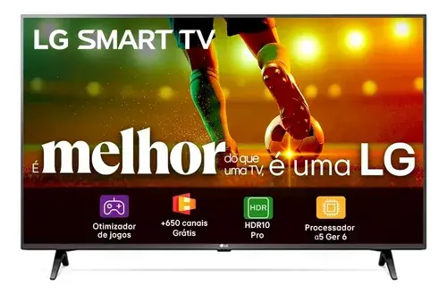 Smart TV LG 43" Full HD Processador α5 Ger6 AI Alexa e webOS 23 43LR6700PSA - 1
