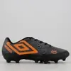 (App)Chuteira Umbro Orbit Campo Preta e Laranja - 1