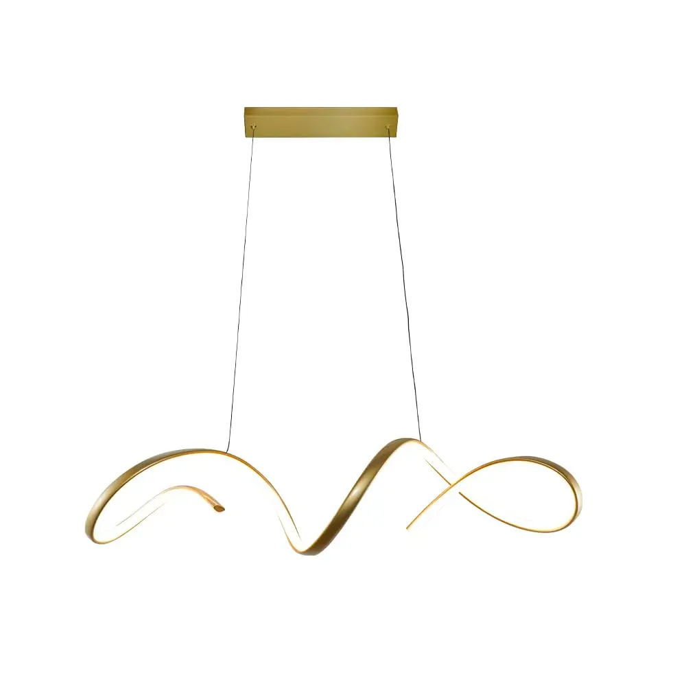 Pendente LED Taschibra Londres 3000K 40W Ouro Fosco