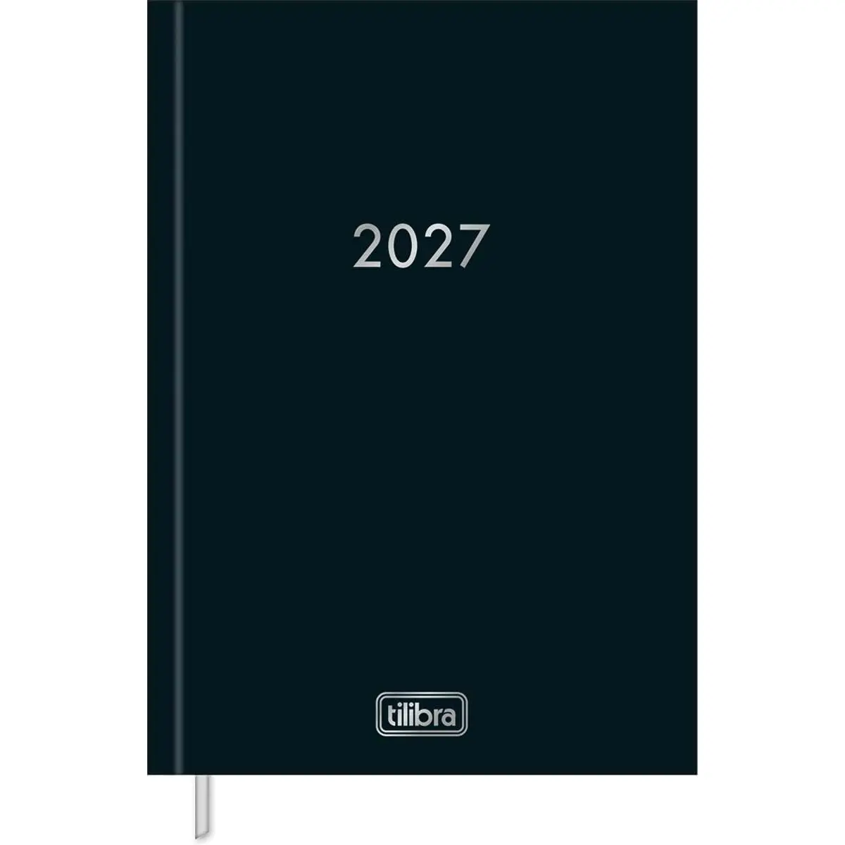 Tilibra - Agenda Executiva Costurada Diária 13,4 x 19,2 cm Napoli 2027 - Preta - 1