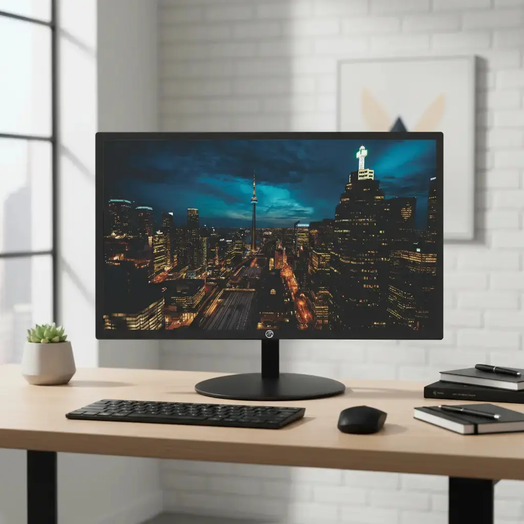 Monitor LED 20 Brazil PC 20WR - 1600x900, 75Hz, 5ms - HDMI/VGA - Preto thumbnail 2