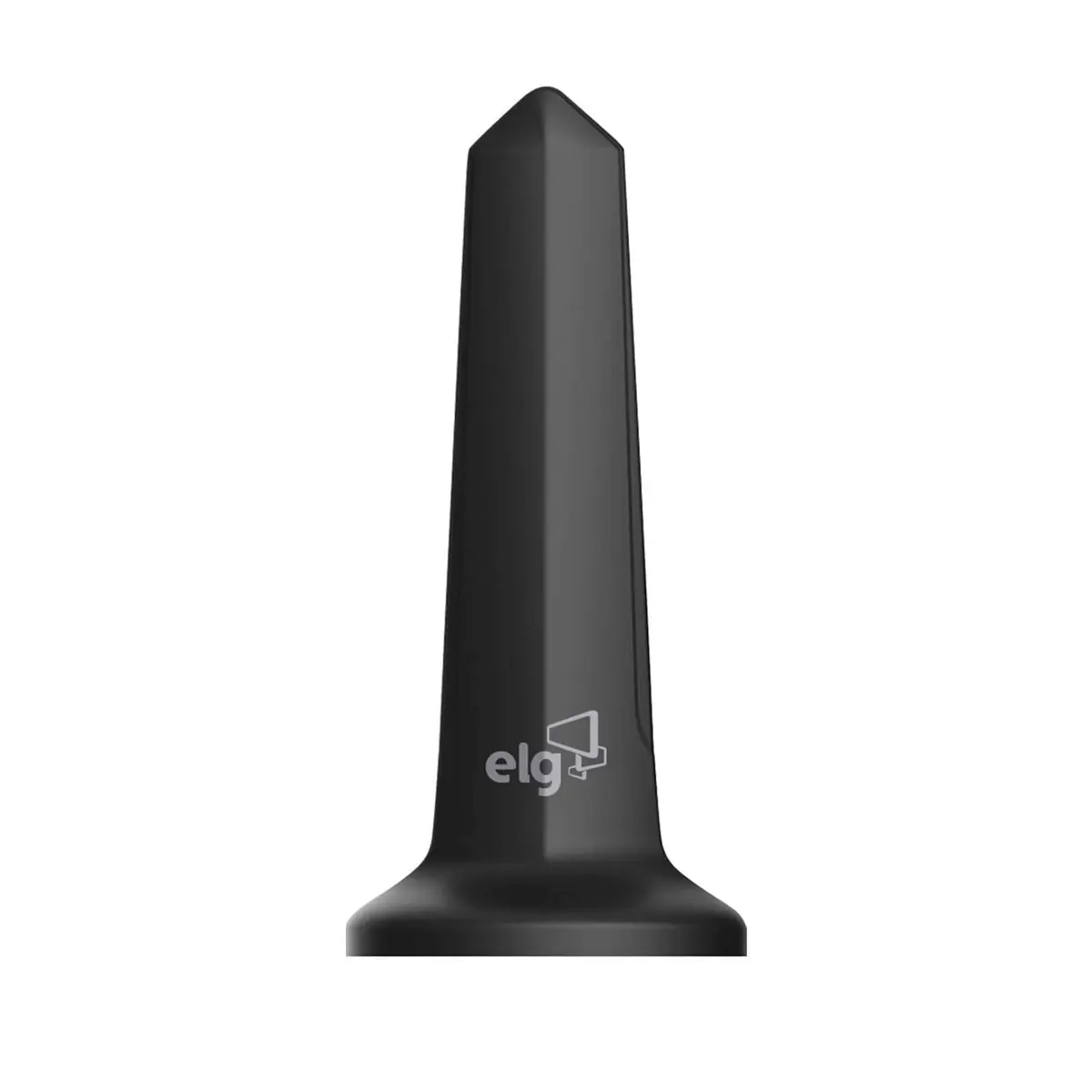 ELG, HDTV3000, Antena Digital Interna Shark, Compatível com Sinal Analógico e Digital 4K HDR, Cabo de 3m, Ganho de 5dB, Alcance 30Km, Preto