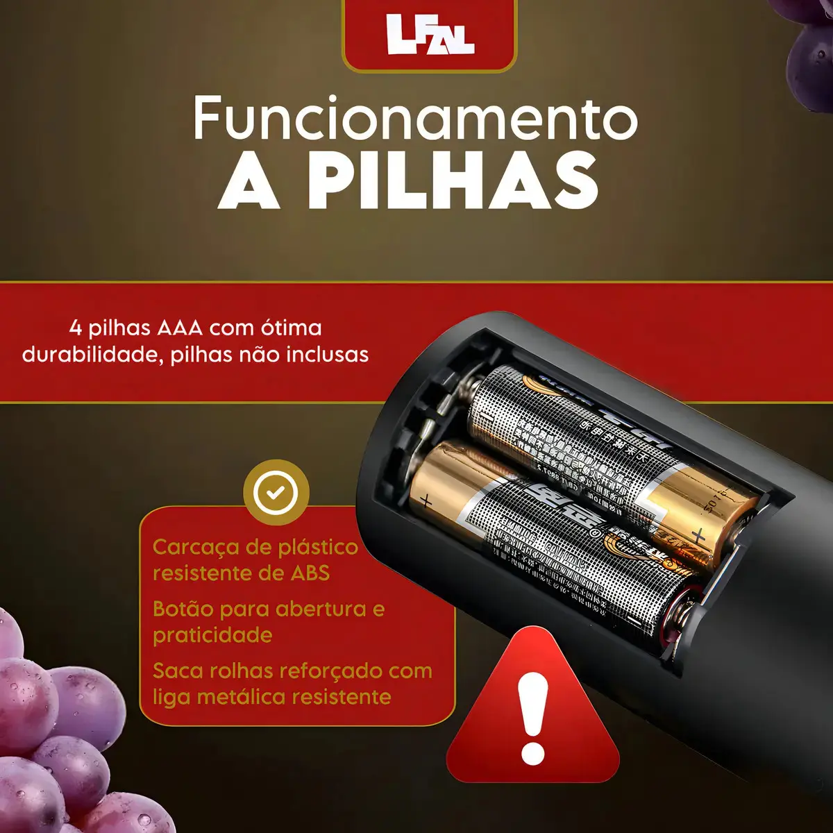 Abridor De Vinho Potente Saca Rolhas Automático Portátil Removedor De Rolha Kit 4 Em 1 Abridor De Garrafas Prático Frio Resistente Presente Fondue Jantar Elegante ABS Multifuncional Casa Lfal thumbnail 6