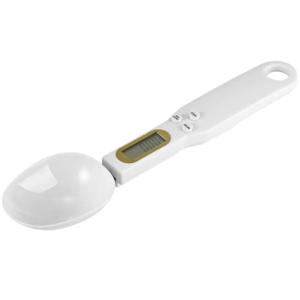Colher Medidora Balança Digital Culinária com Display LCD | Alta Precisão 0,1g até 500g | Para Receitas e Controle de Porções | Café Açúcar Farinha | À Bateria | Dieta Dosagem Exata SHOPNAL
