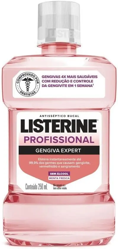 Enxaguante Bucal Listerine Gengiva Expert, Menta, 250ml - 1