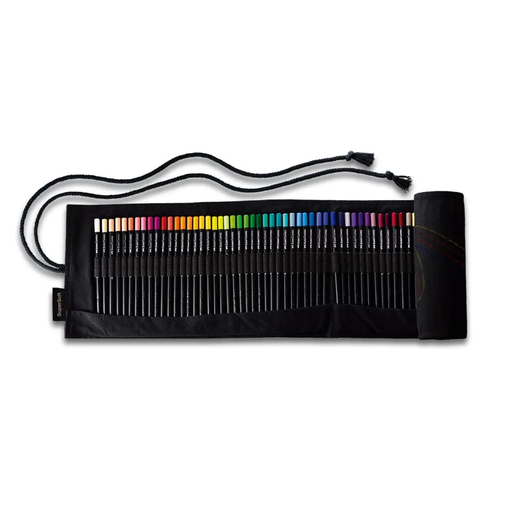 Estojo de Tecido com 72 Ecolápis de Cor SuperSoft Faber-Castell - 1