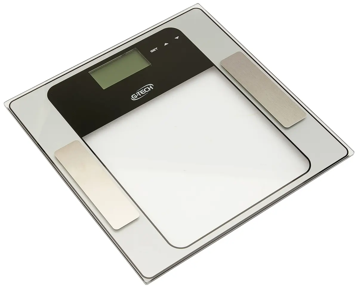 G-Tech Balança Medição De Água Gordura Massa Muscular E Massa Óssea Mod.: Glass 7 - 1