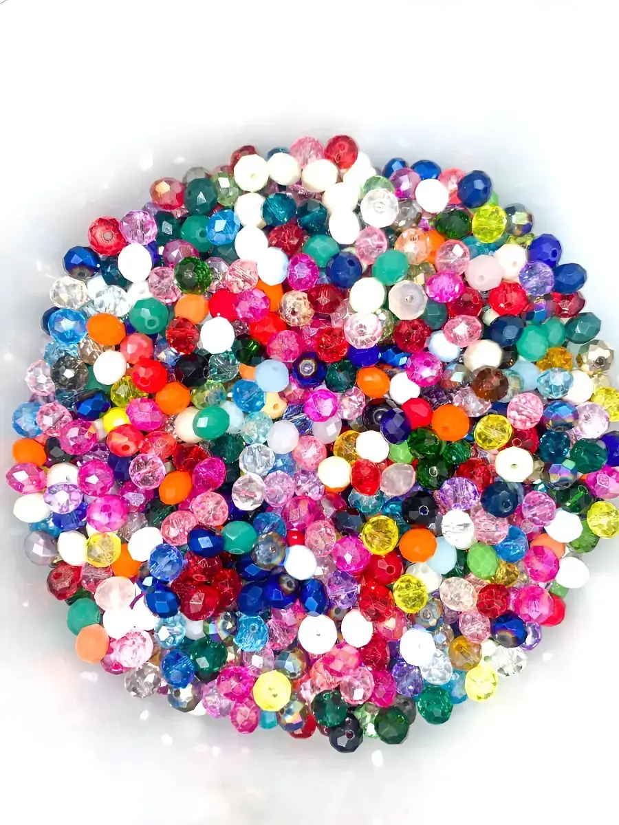 140 Contas Cristal Sortidas 8mm Terço Japamala Guia Colar Verde Esmeralda