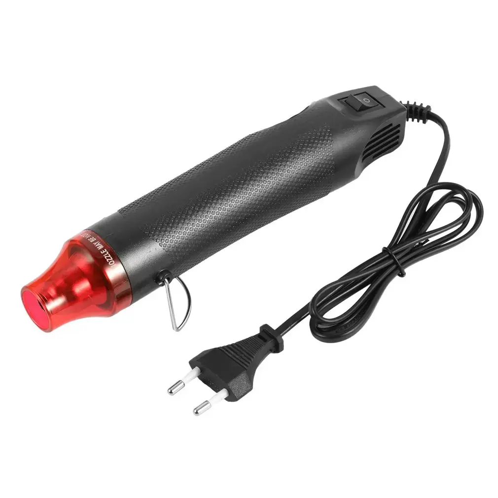 Diy usando pistola de calor energia elétrica quente secador de cabelo solda envoltório ventilador aquecedor psiquiatra plástico ferramenta reparo 200 ℃ 300W