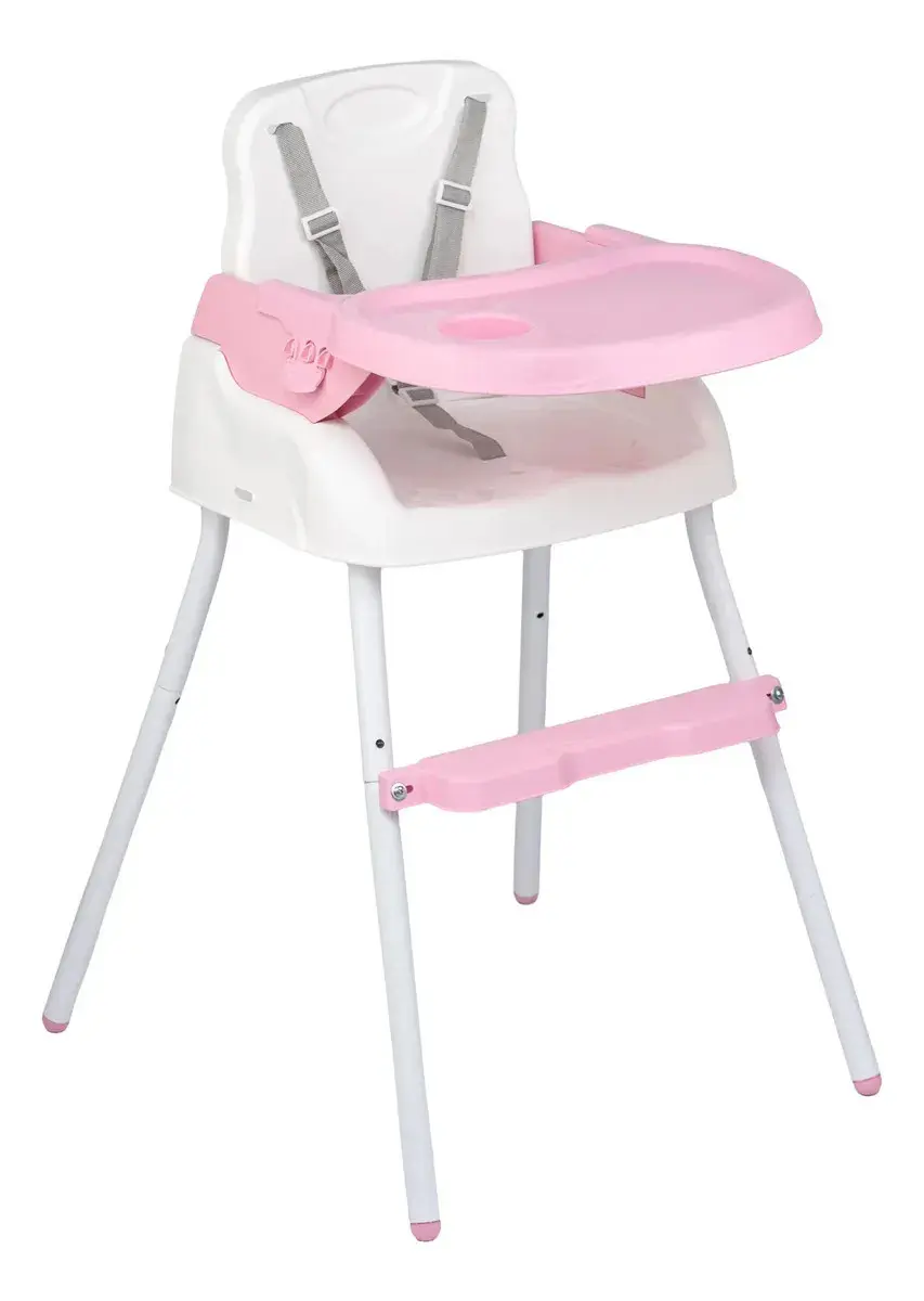 Cadeira De Alimentação Bebê Portátil 3em1 Styll Baby Segura Cor Rosa-claro Cor - 1