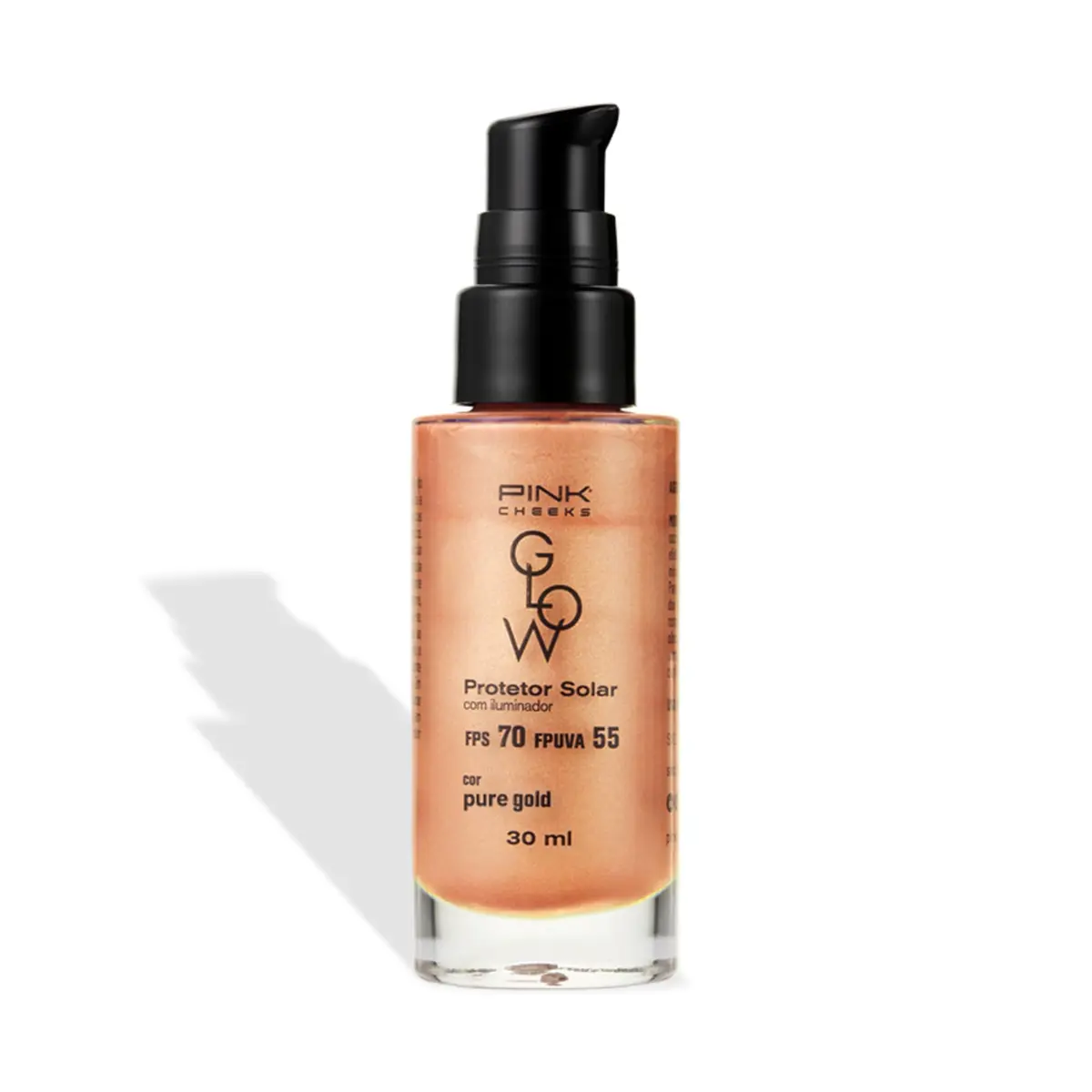 Pink Cheeks Glow FPS 70 Pure Gold - Primer Multifuncional 30ml