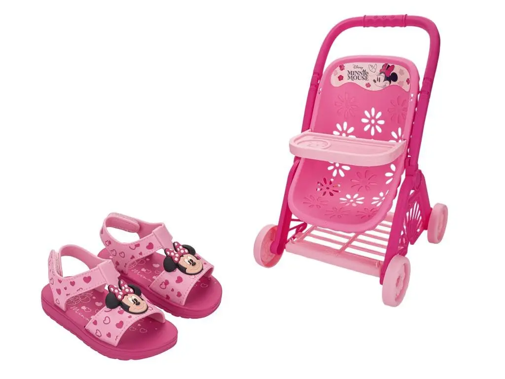 Sandália Baby Disney Baby Time, Grendene Kids, Kit,