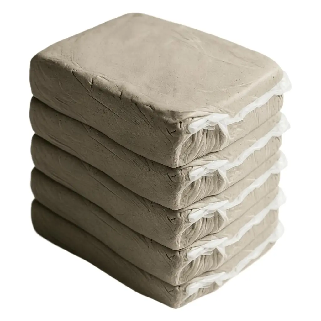 Argila Natural para Modelagem Pronto para uso Artesanato Escultura Trabalho Escolar(5KG)