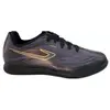 Chuteira Futsal Slick V, Preto/Chumbo/Amarelo 41 - 1