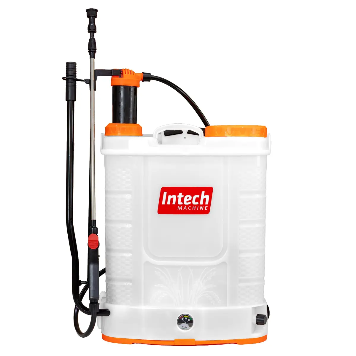Pulverizador 20l Costal Bateria Elétrico e Manual GPM2000 Intech Machine, Laranja