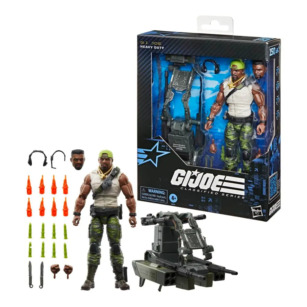 G.I. Joe Classified Series #150, Figura de Heavy Duty com Sistema Portátil