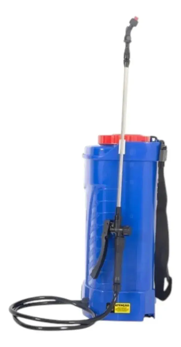 Pulverizador Costal a Bateria Kawashima 20L Azul com Bico Ajustável thumbnail 2