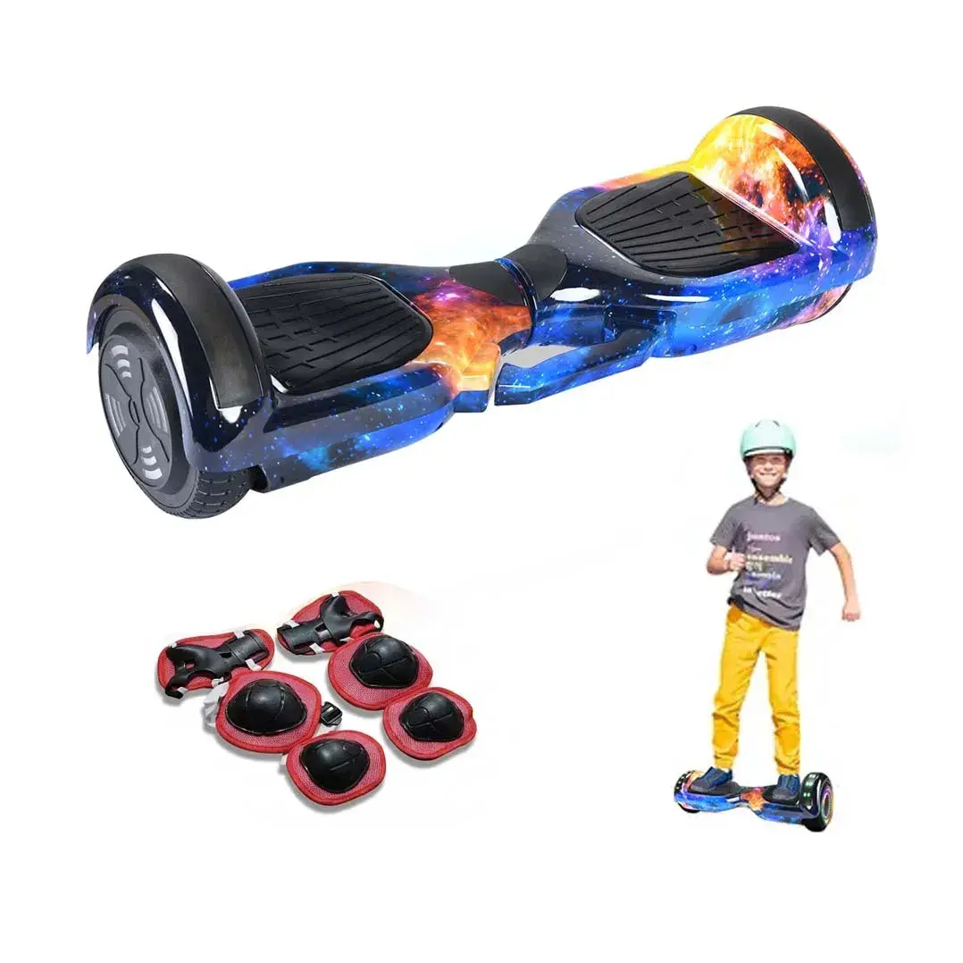 Hoverboard Skate Elétrico 6.5 Polegadas Com Led E Bluetooth Céu Estrelado Tricolor - 1