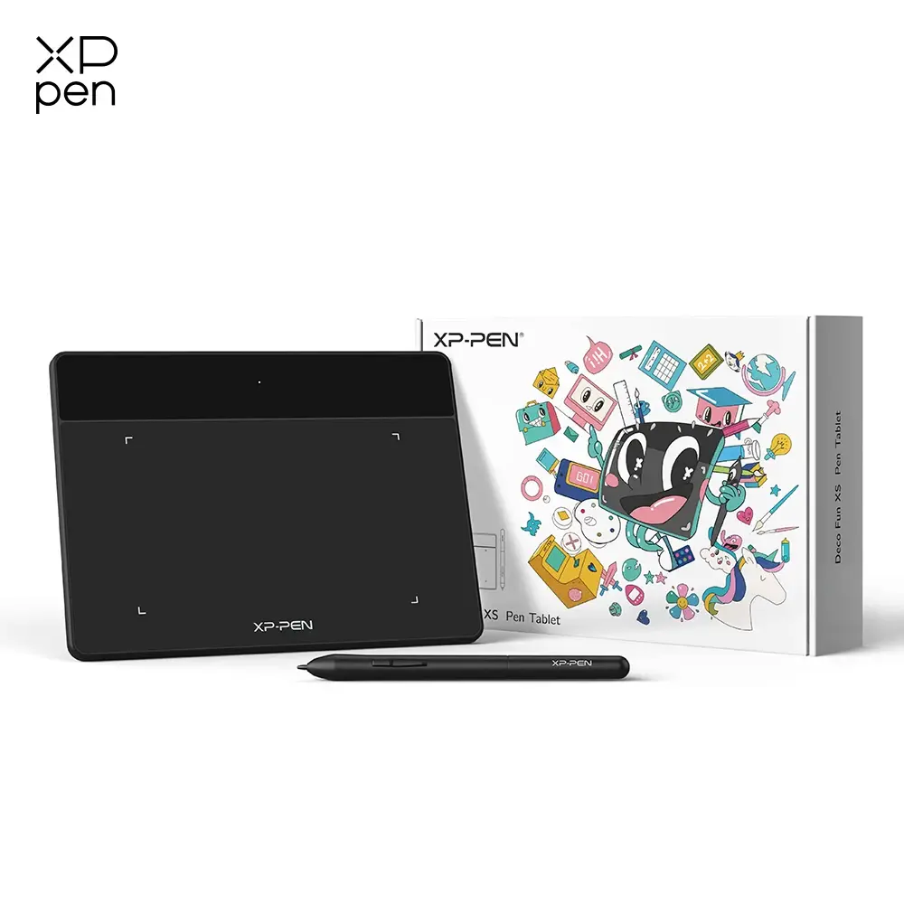 XPPen Deco Fun XS Tablet de desenho digital Tablet gráfico de 4 polegadas para assinatura artística Educação on-line para Windows Mac Android Linux - 1