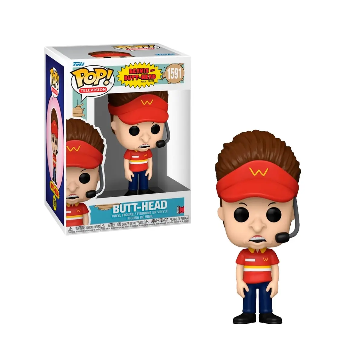 Candide, Boneco, Funko POP! Butt-Head, Beavis e Butt-Head Detonam - 12 cm