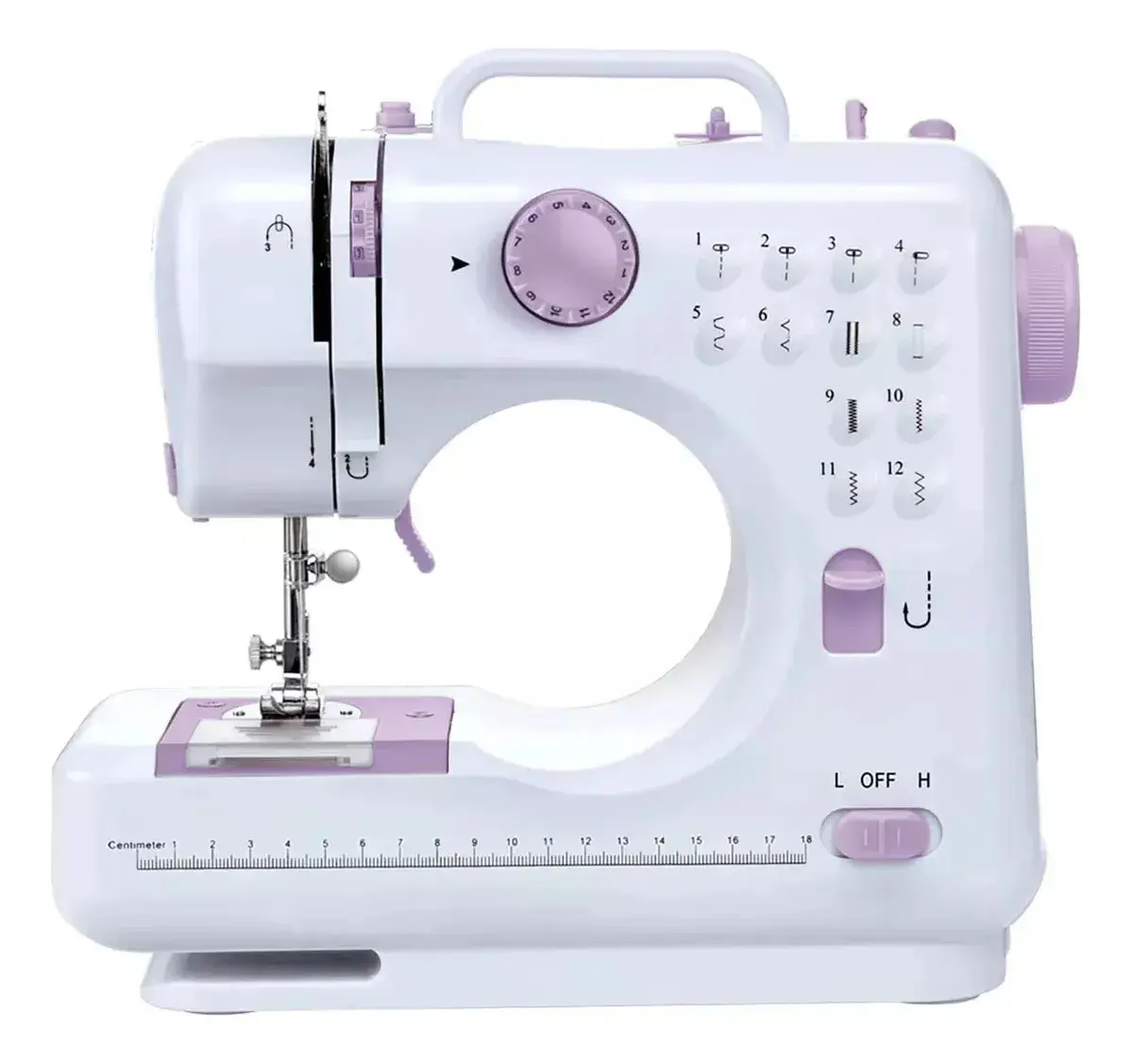 Máquina De Costura 12 Pontos Elétrica Portátil Bivolt - 1
