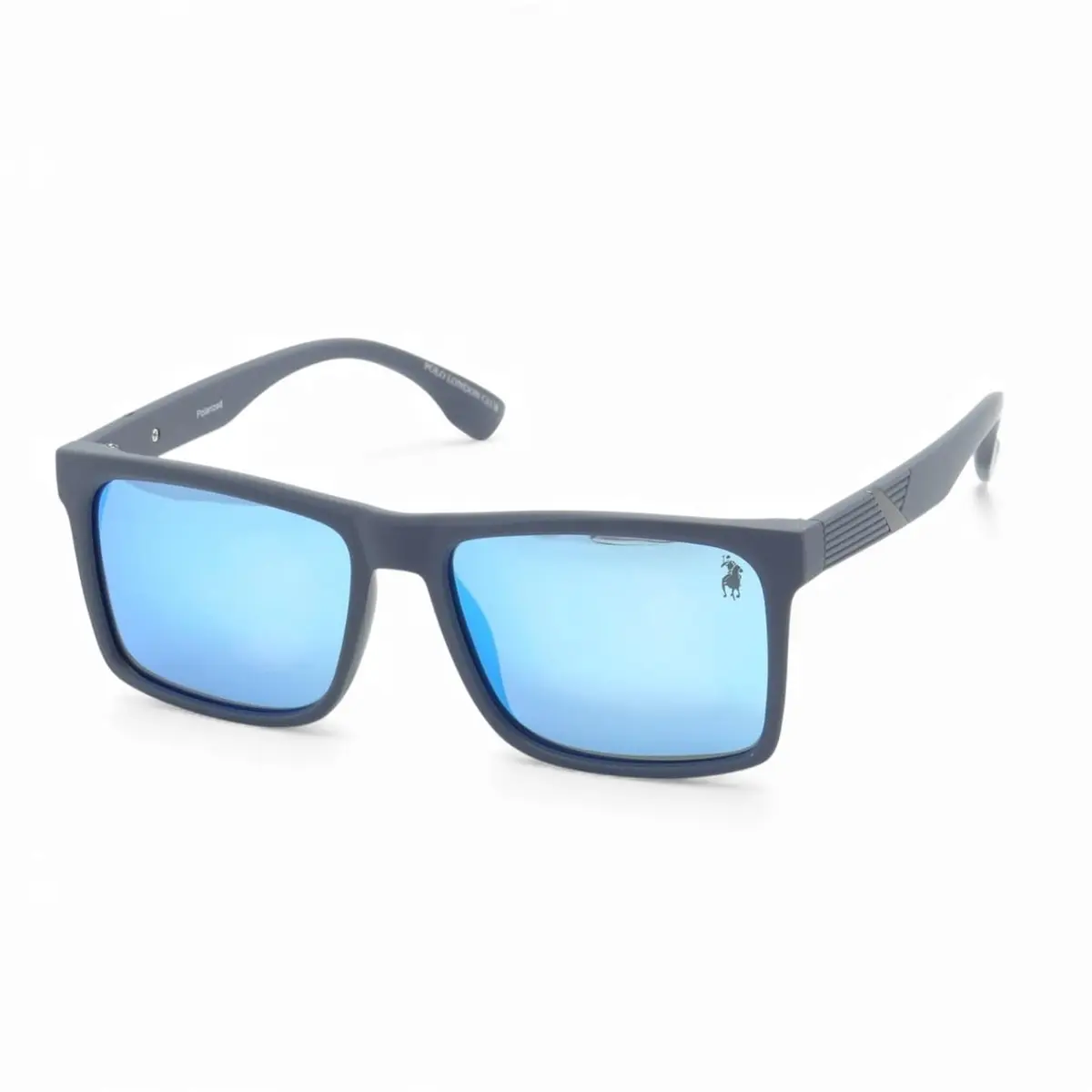 Óculos de Sol Casual Polarizado Masculino Polo London Club, Lente UV400 Kit contém Case Couro ECO