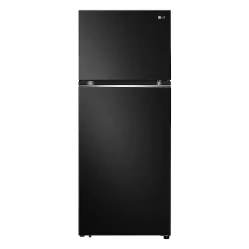 Geladeira LG GN-B392PX 2 Portas 395 Litros Preta Inox | Frost Free, Top Freezer Inverter -127 Volts