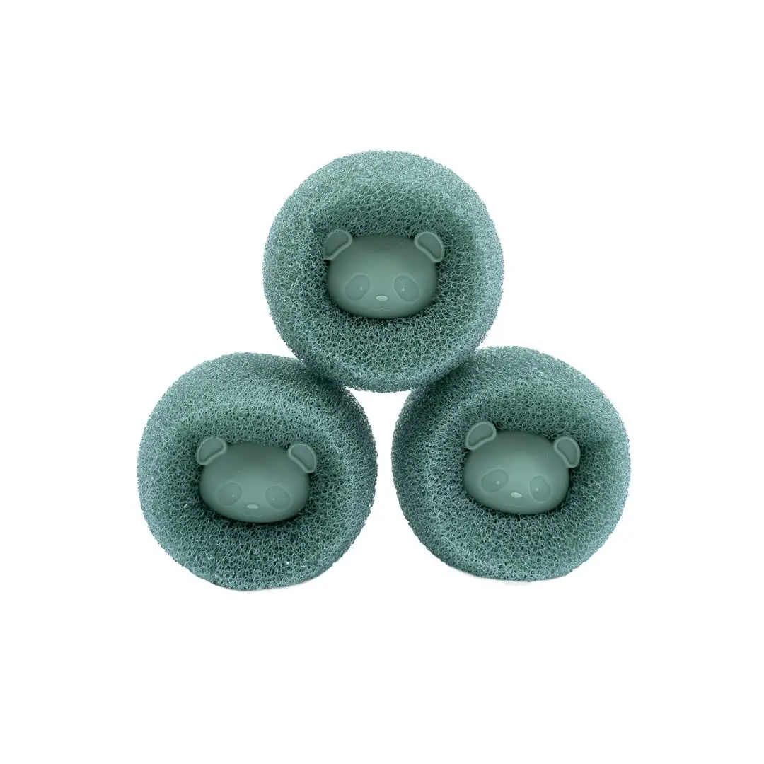 KIT DE 3 ESPONJAS TIRA PELOS PARA MÁQUINA DE LAVAR