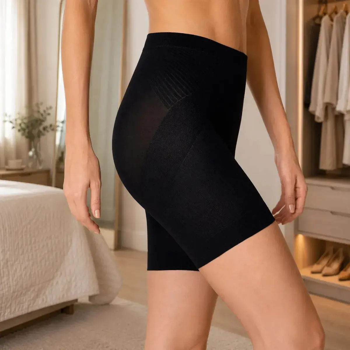 Fajã modela cintura, modeladora, modelar e dar suporte à silhueta Lupo 5690 talla AJUSTÁVEL preto