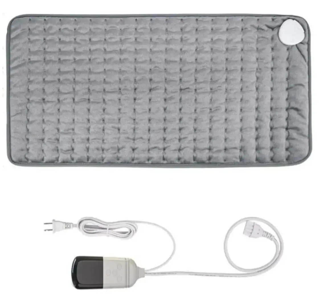 30 cm x 60 cm almofada de aquecimento elétrico com 6 configurações de calor, desligamento automático, aquecimento elétrico aquecimento para aniversário de Natal Dia do pai Dia da mãe - 1